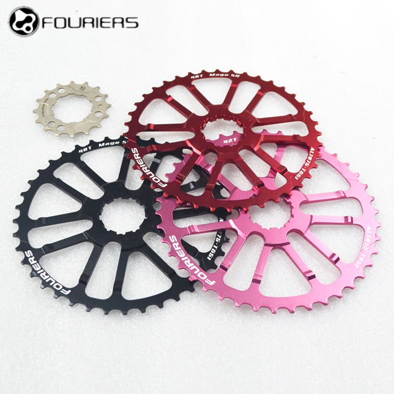 10 скоростей Fouriers MTB 40T 42T одна скорость задний маховик зубчатый ломтик для горного