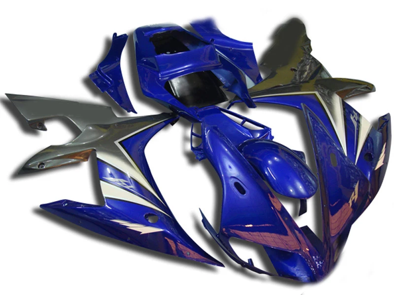 

Motorcycle Fairing kit for YAMAHA YZFR1 02 03 YZF R1 2002 2003 YZF1000 yzfr1 02 03 ABS blue grey Fairings set+7gifts YE11
