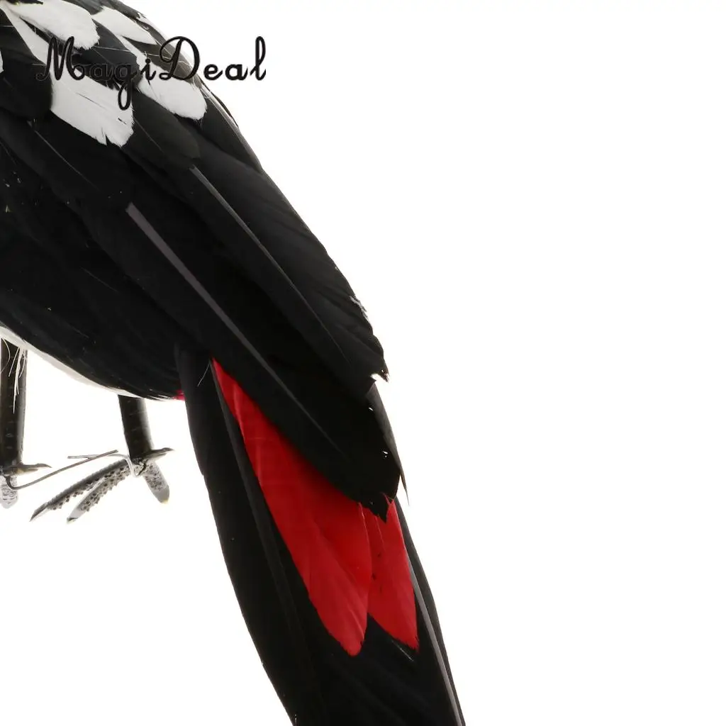 Realistic Artificial Animal Feather Garden Figure Woodpecker Bird Model Home Park Garden Tree Ornament Decor