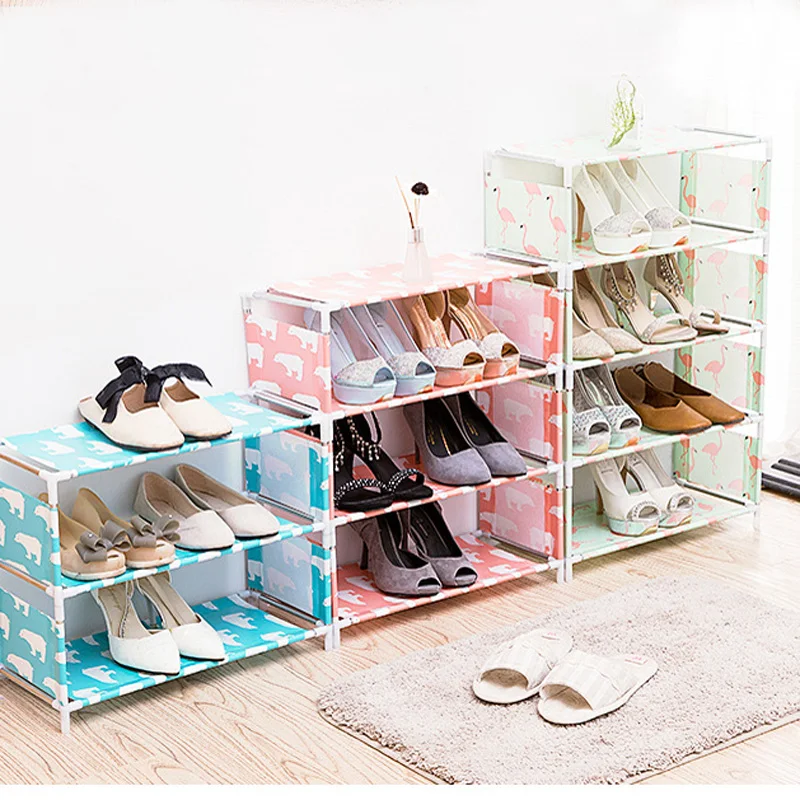 

Shoes shelf Easy Assembled Non-woven Multi Layer Shoe Rack Shelf Storage Organizer Stand Holder Keep Room Neat Door Living Room