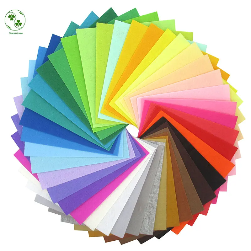 

30*30cm Craft Felt 40 Colors DIY Felt Fabric Cloth Nonwoven Felt Fabric Sewing Fieltro Feltro Crafts