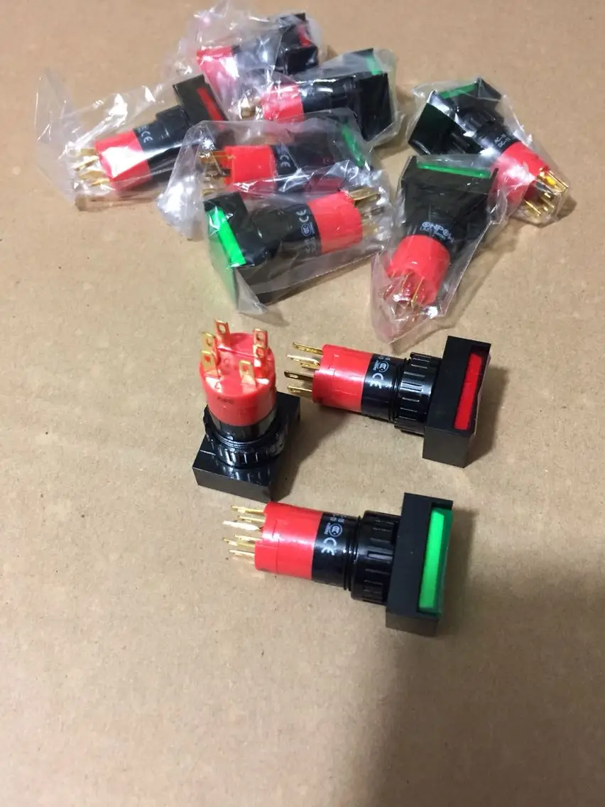 

KND GSK CNC machine cycle start, feed hold pause button switch 6 PIN