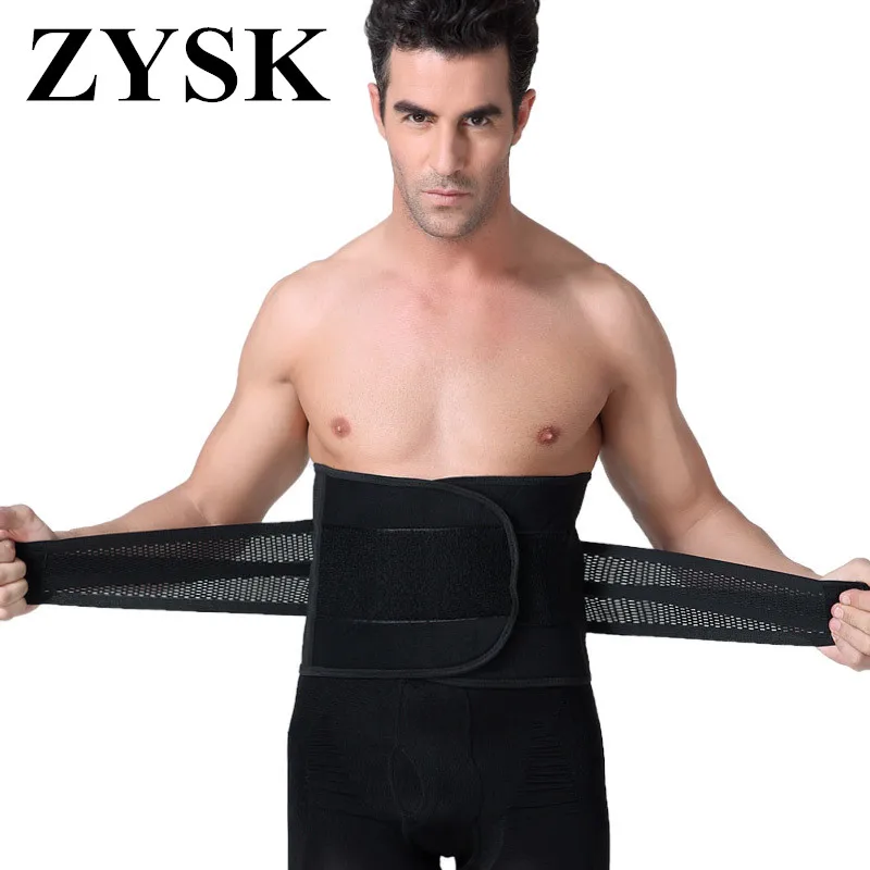 

ZYSK Men Modeling Strap Belt Male Waist Trainer Shaper Mens Waist Trainer Firm Control Weight Loss Unisex Shapewear