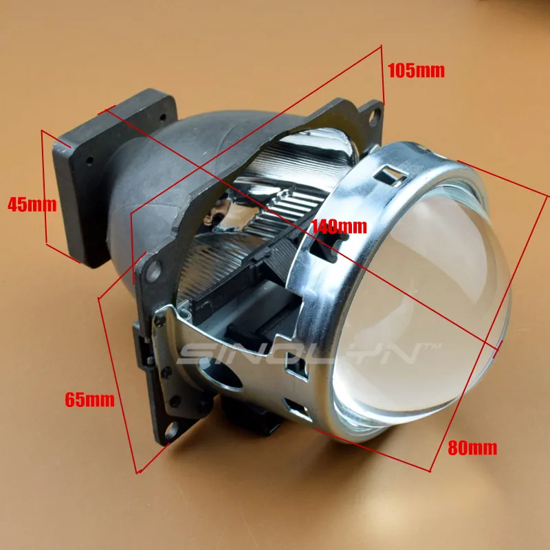 SINOLYN HID Bi xenon 3,0 дюйма объектив проектора комплект модифицированных объективов, используйте D1S D2S D2H D3S D4S лампы для автомобиля стайлинг фары