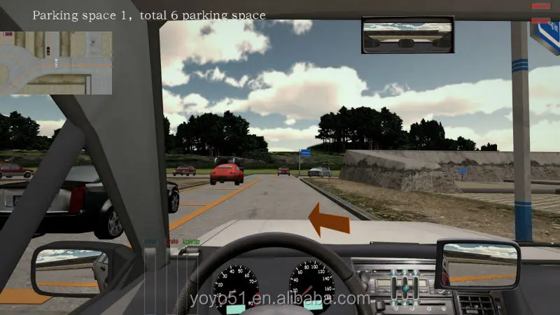 Vehicle Simulator with English software hot sale car driving simulator