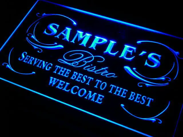 

pt-tm Name Personalized Custom Best Bistro Custom Neon Light Light Signs