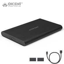 QICENT 2199C3 2,5 дюйма USB 3,0 type-C внешний жесткий диск USB C корпус чехол для 7 мм/9,5 мм HDD/SSD дизайн без инструментов