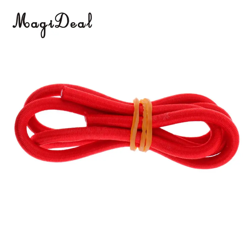 MagiDeal 6mm Red Heavy Duty Elastic Bungee Rope Shock Cord Tie Down Kayak Camping Boating Trailers Tarpaulin Caravan Canopy DIY 