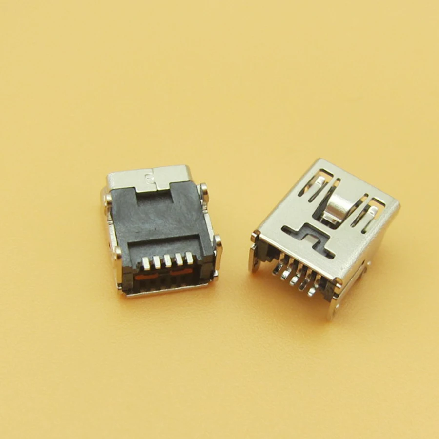 

100pcs/lot for PS3 controller tablet Mini USB Data power dc jack 5 pin 5pin socket female Connector plug charger charging port