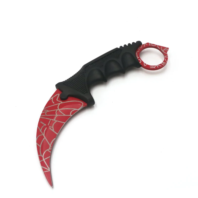 1pcs Коготь шеи нож с оболочкой охотничий как в CS Go выживания тактический Открытый Кемпинг стилет мачете обороны ручка нож маркировка ручной инструмент - Цвет: 1pcs