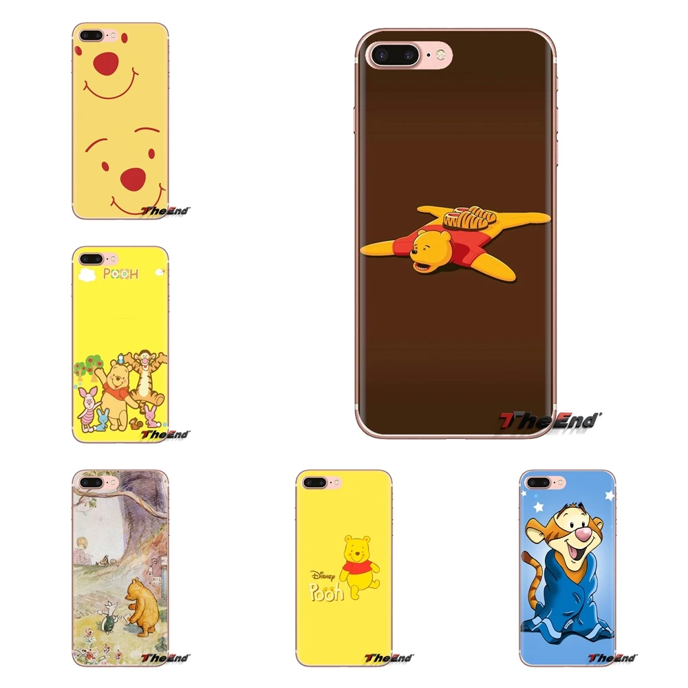 

For Huawei G7 G8 P7 P8 P9 P10 P20 P30 Lite Mini Pro P Smart Plus 2017 2018 2019 Winnie the pooh Tigger and Eore Soft Case Covers