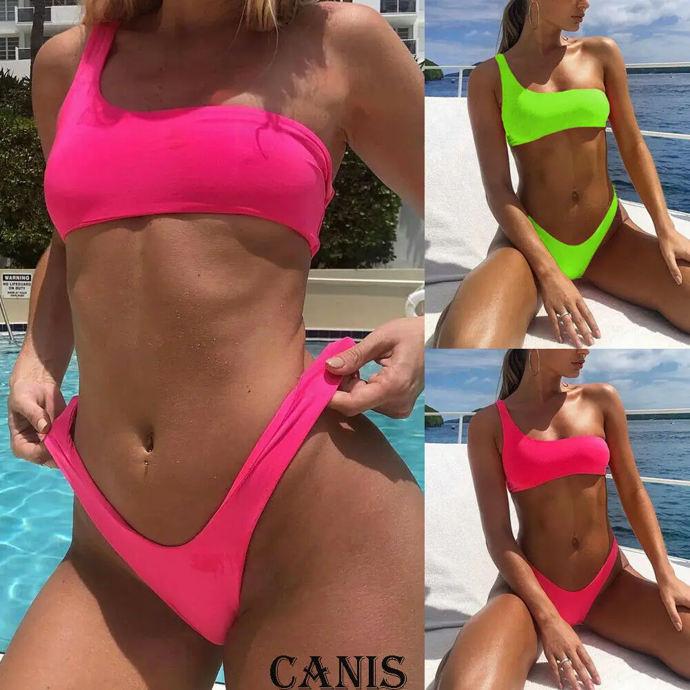 

Sexy Women Bandage Bikini Set Push-up Bra Swimsuit Bathing Suit Swimwear Lady Bikini Brazilian High Waist Thong
