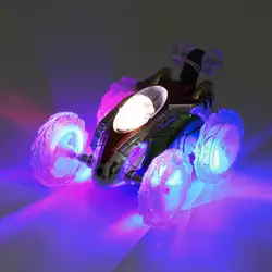 360 акробатика электрические управляемые RC трюк Танцующая машинка мигающий свет Dasher автомобиля детская машинка на ру