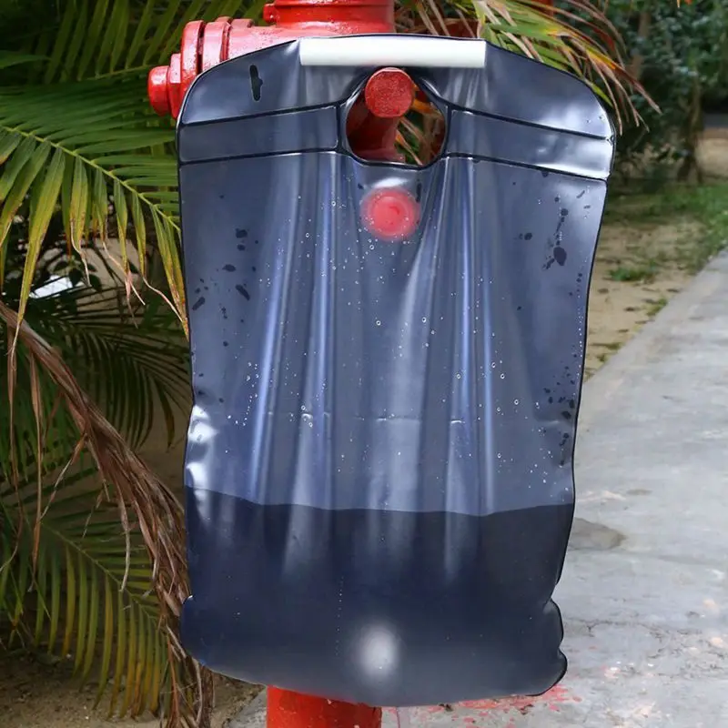 Сумка для душа Складная солнечная энергия с подогревом кемпинг ПВХ водонепроницаемый рюкзак для активного отдыха Кемпинг путешествия