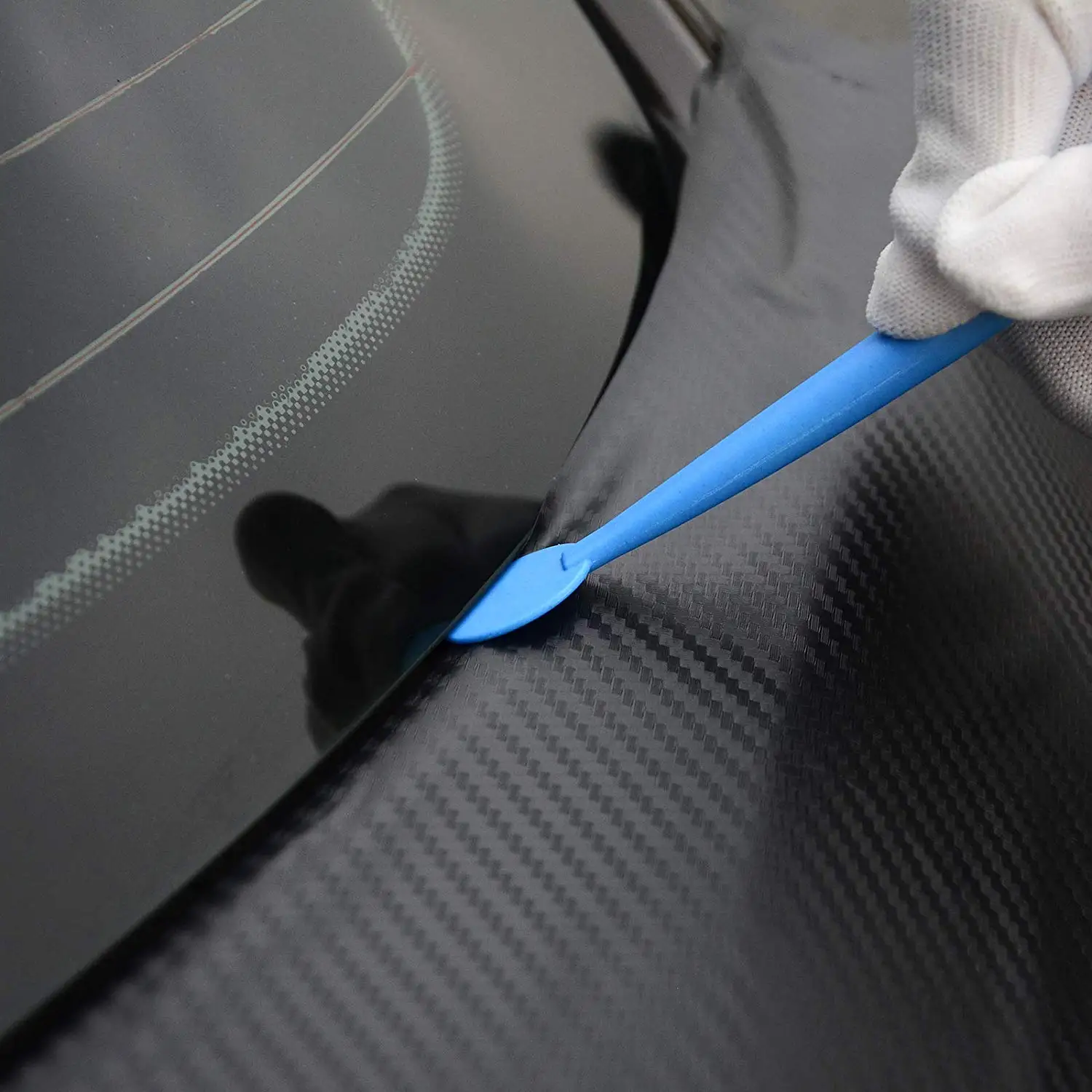 EHDIS 7 шт. углеродное волокно пленка виниловая оберточная автомобильные инструменты микро Магнитный скребок набор автомобиля обертывание ping магнит палка инструмент оконный оттенок