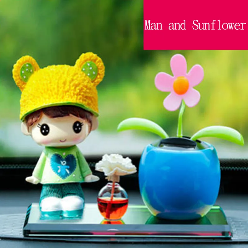 

Lucky fruit ornaments of human sunflower automobile ornaments