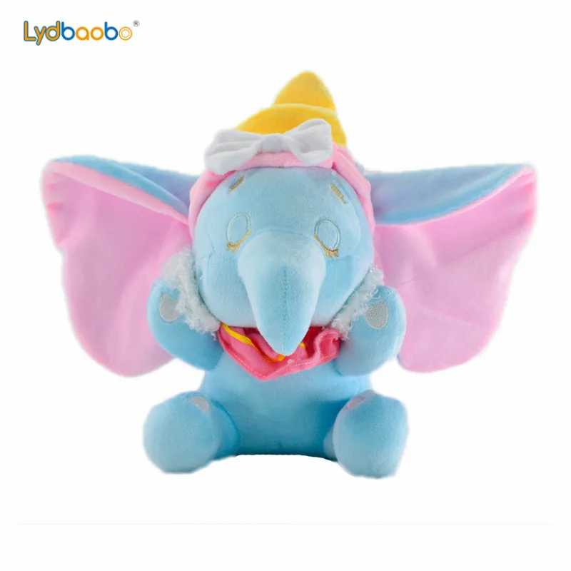 

25cm Cute washing Face Dumbo Elephant Plush Toy Stuffed Animals Baby Girls Kids Toys Dumbo the Flying Elephant Christmas Gifts