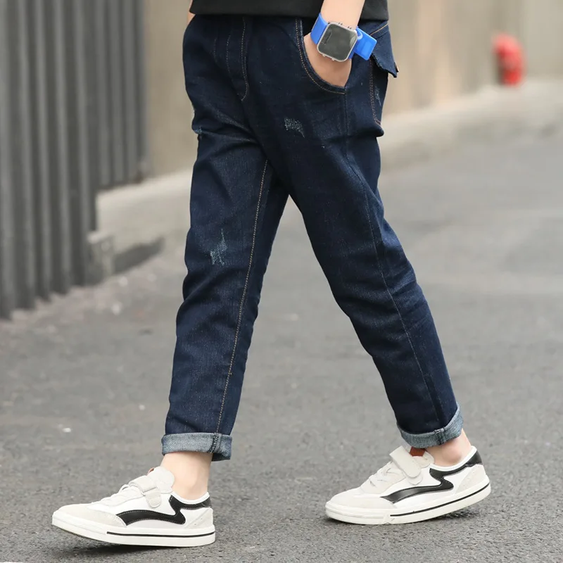 

Kids Jeans Spring 2018 Black Denim Long Trousers 5 6 7 8 9 10 11 12 13 Years Toddler Girl Clothing Children Clothes