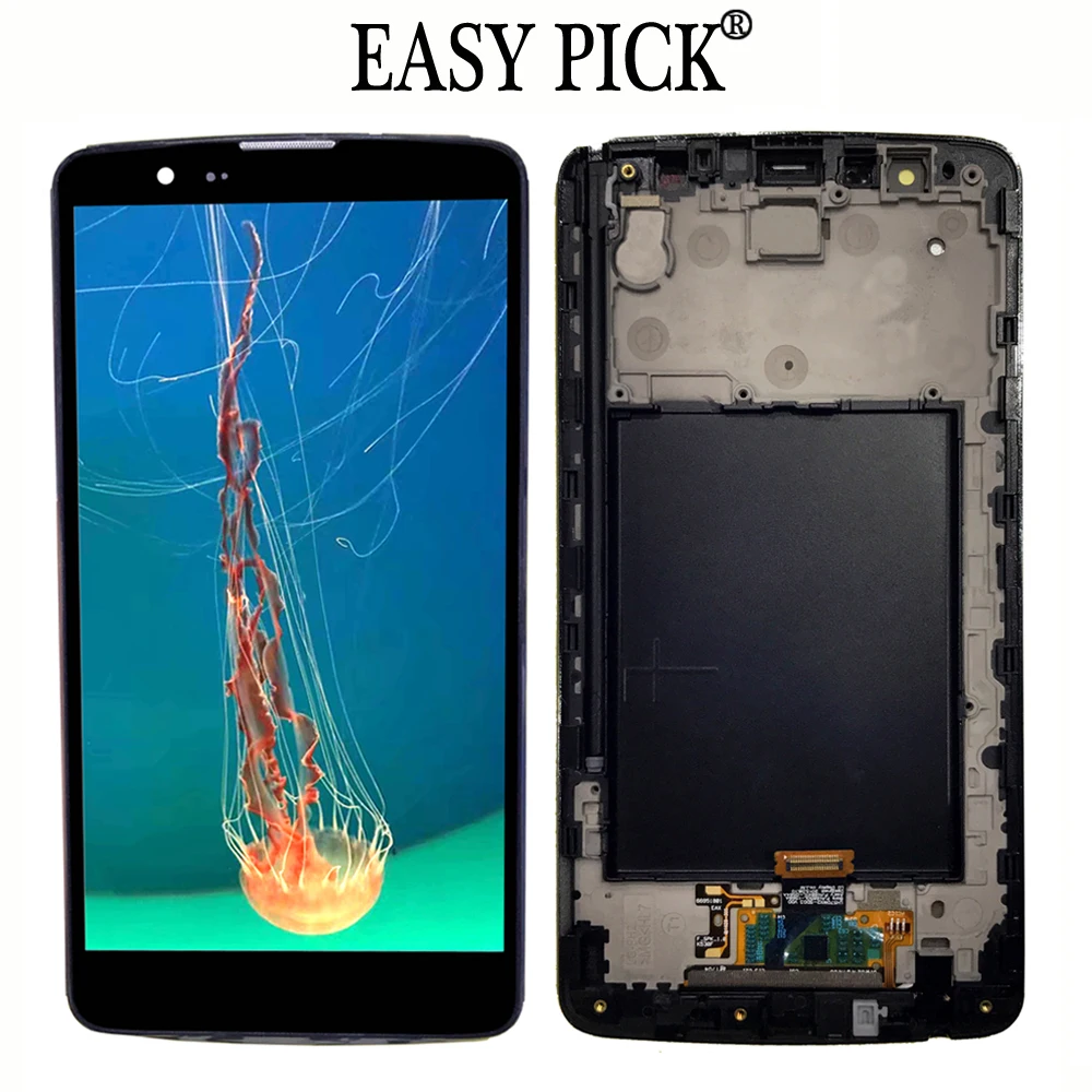 

LCD Display Touch Screen Digitizer Assembly With Frame Free Tools For LG Stylo 2 Plus 4G MS550 K550