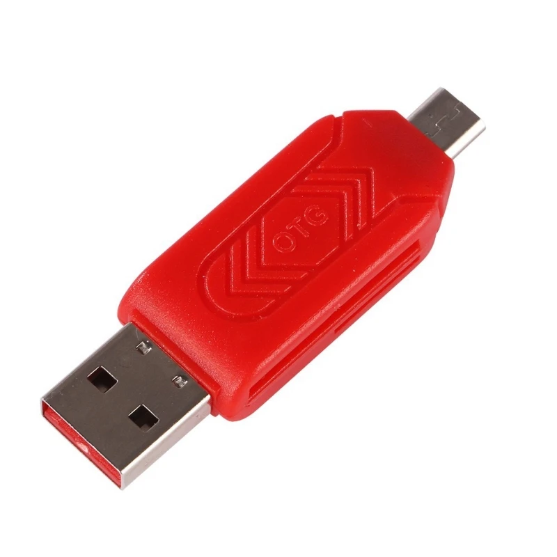 

Universal 2 in 1 USB OTG Card Micro USB TF SD Card Phone Extension Headers Flash Drive Adapter for PC Phone