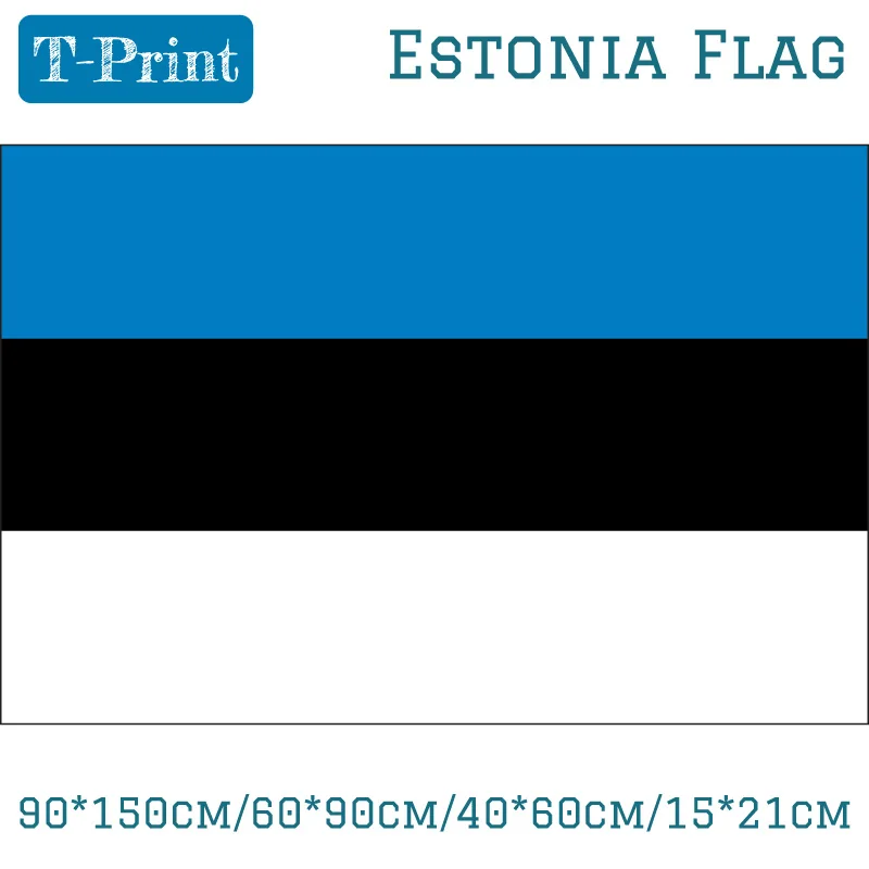 

90*150cm/60*90cm/40*60cm Polyester Estonia Flag National Day Sports games Event Office Home decoration Flag Banner Decoration