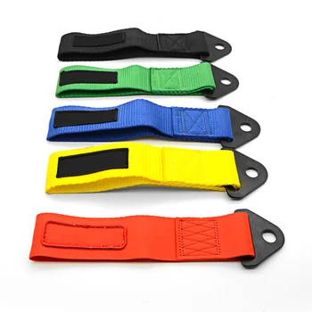 

Universal High Strength Racing Tow Towing Strap Hook Front Rear Bumper Truck Car With Logo