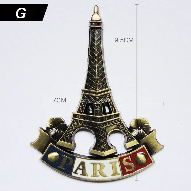 

3D Creative Cute Paris Scenic Tower Fridge Magnet Souvenir Magnets for Refrigerators for Kids Dropshipping