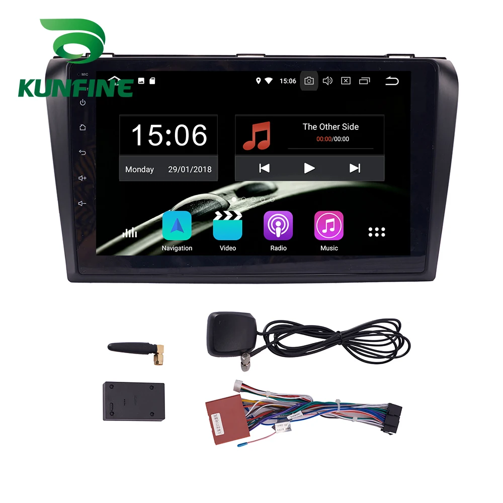 Android 9,0 Ram 4G Rom 64G PX6 Cortex A72 автомобильный DVD GPS; Мультимедийный проигрыватель автомобильный стерео для Mazda 3 2006-2013 радио головное устройство