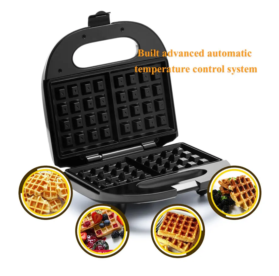 

Waffle Maker Multifunctional Home Muffin Machine For Kitchen Use Updated Version Stainless Steel Power Saved EU Plug