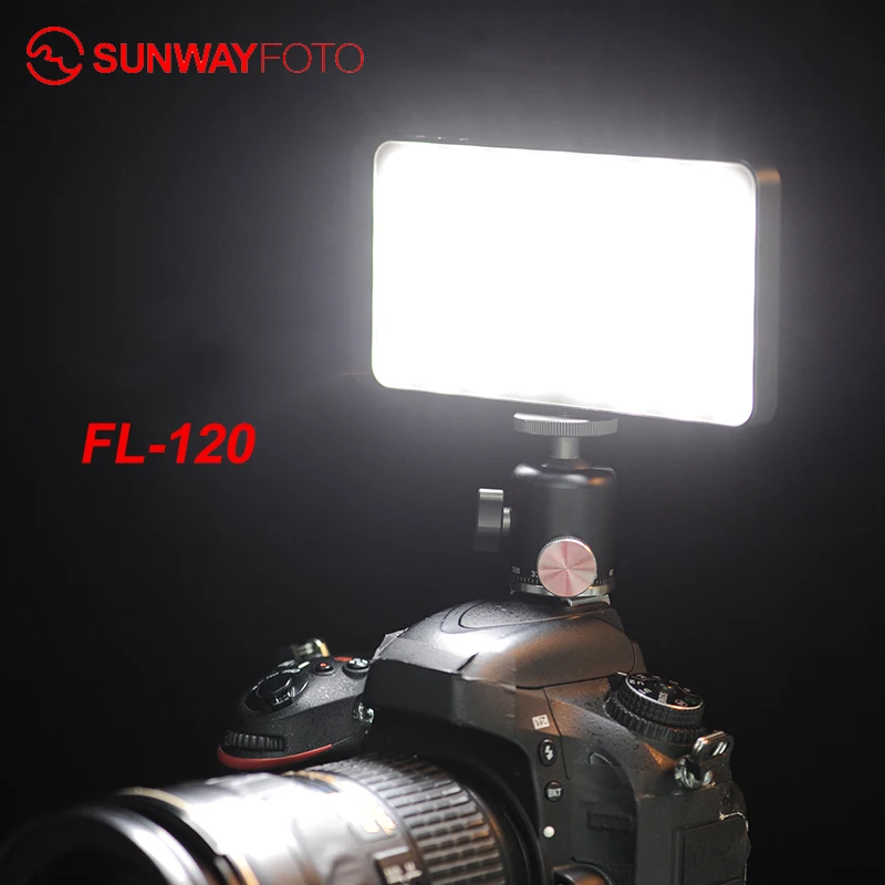 Светодиодный светильник SUNWAYFOTO для фотоаппарата студийный осветитель цифровой