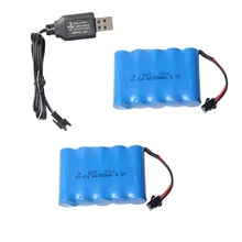 2PCS 700 mAH AA Rechargeable Battery RC Car Accessories For 1:16 2WD Remote Control Car LR-R004R /LR-R004B LR-R002Y/RL-R002B