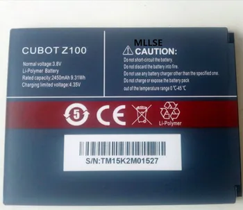 

10PCS MLLSE Z100 2450mah battery For CUBOT Z100/Z100 PRO Mobile phone battery