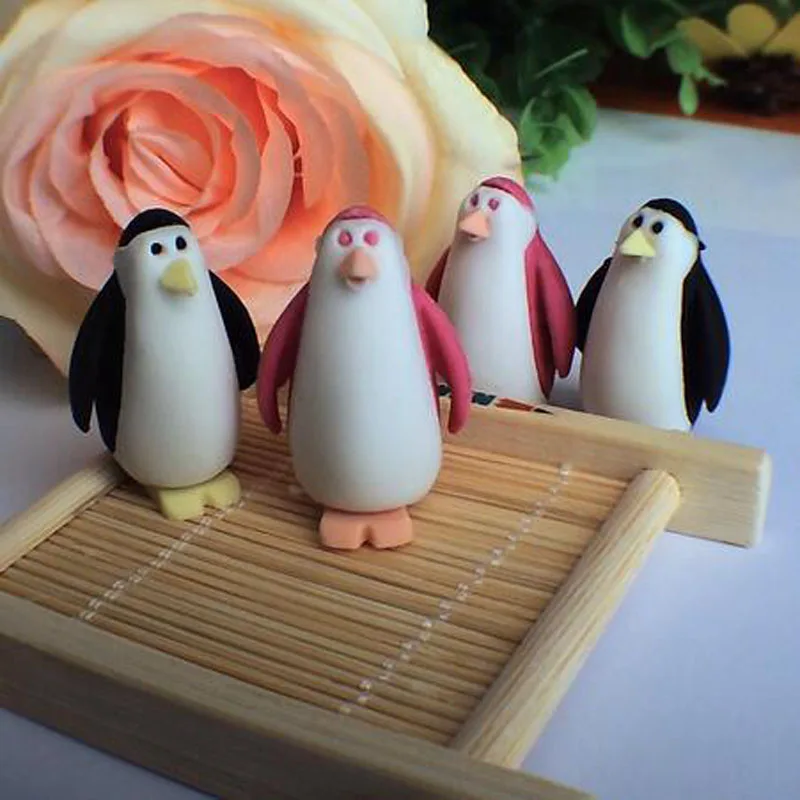 New Style Cute Penguin Eraser Cartoon Innovative Animal Eraser Lovely Office & School Supplies