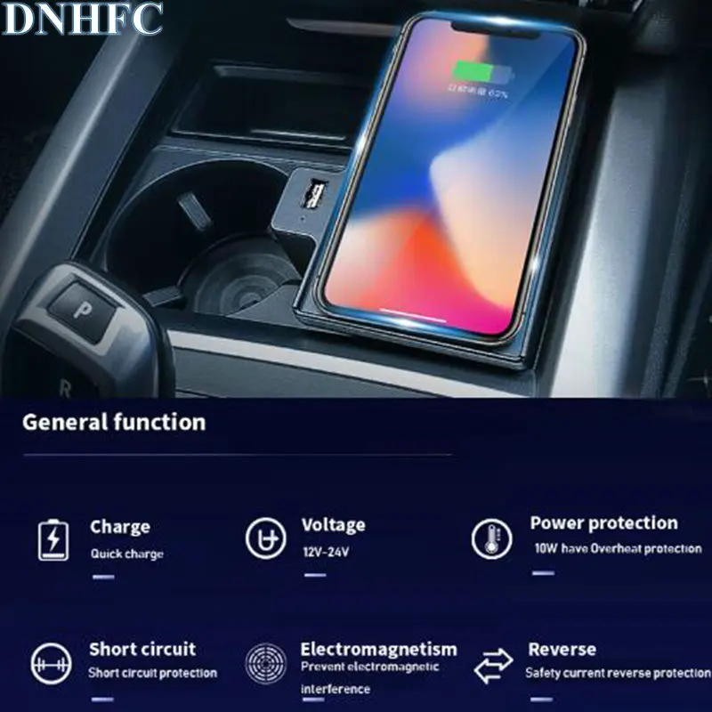 DNHFC автомобильный мобильный телефон беспроводной зарядный Модуль автомобильные аксессуары для BMW X5 F15