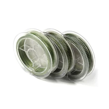 20 м зеленая камуфляжная мягкая плетеная веревка для ловли карпа 20 фунтов 26 фунтов 35 фунтов