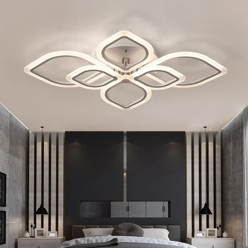 

Modern led chandeliers for living room bedroom dining room acrylic Indoor home ceiling chandelier lamp lighting fixtures EMS