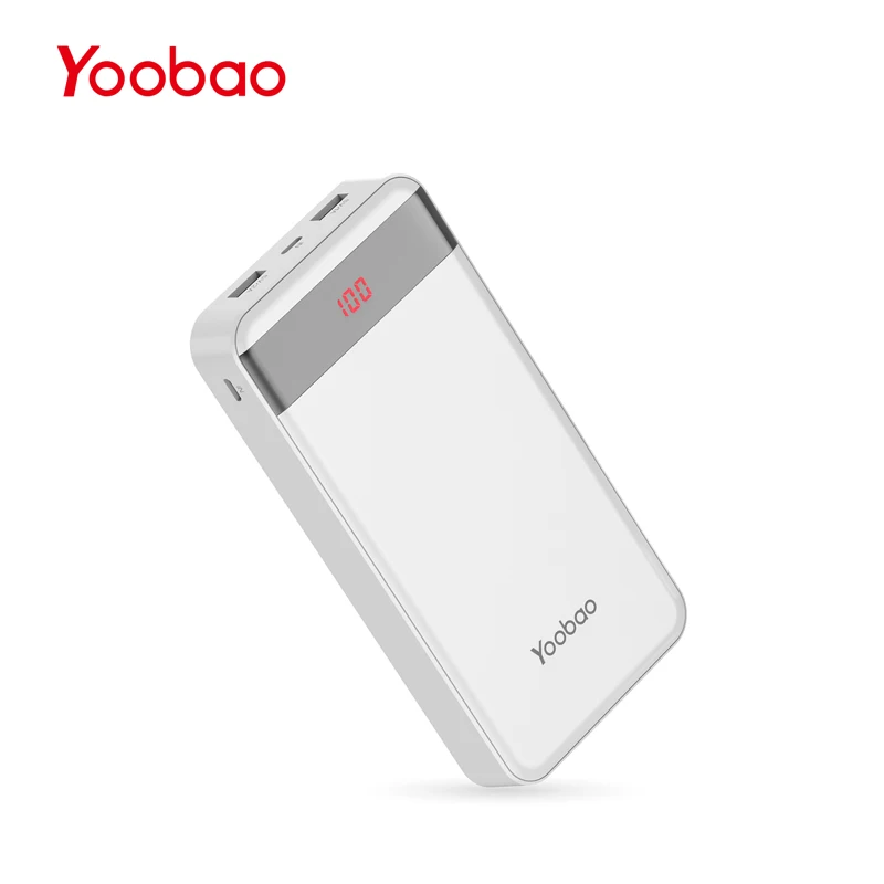 Yoobao m20pro 20000 мАч повербанк с 2 интерфейсами входа и 2 интерфейсами выхода(Lightning&Mircro вход) внешний аккумулятор для телефонов - Цвет: WE-add Micro Cable