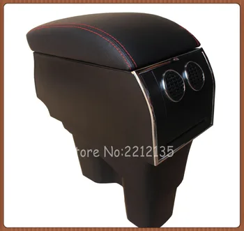 

For HONDA NEW CITY 2015-2019 8pcs USB Armrest,All-IN-ONE Car center arm rest console box with hidden cup holder Car Accessories