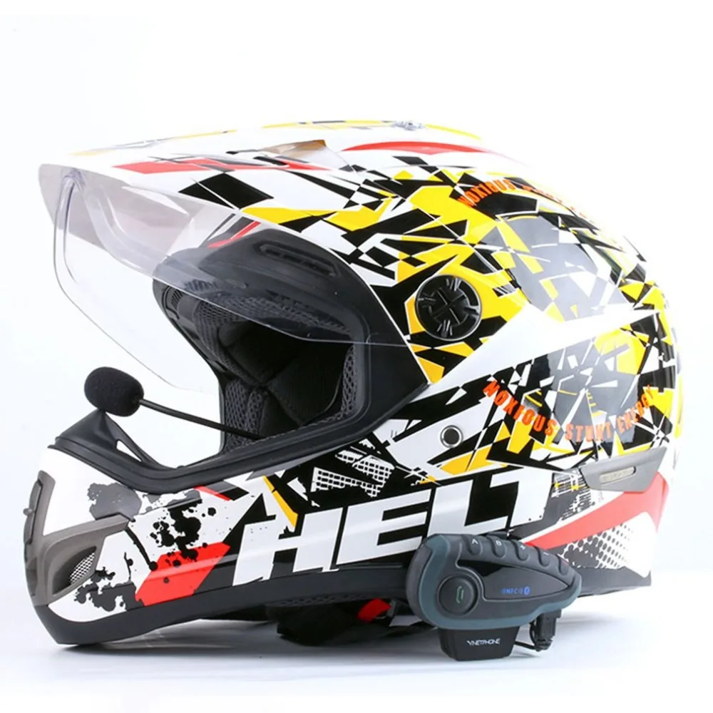 MH01 мотоциклетный шлем гарнитура автоматически ответит против помех