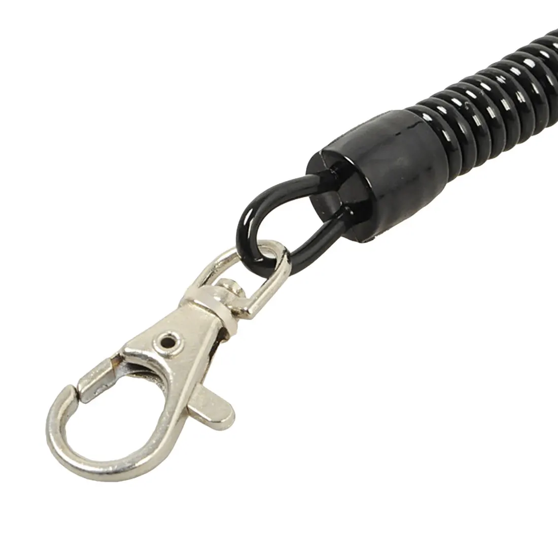 

Tactical camping equipment Retractable Plastic Spring Elastic Rope Security Gear Tool For Airsoft Outdoor Camping Keychain
