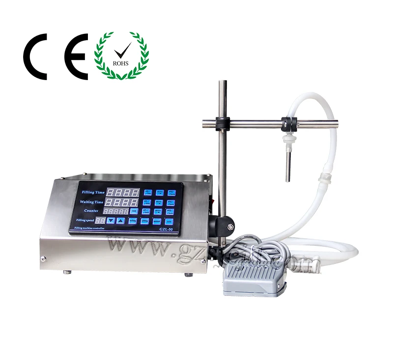 

0.3-3000ml/min manual perfume filling machine vial filling machine small liquid filling machine for bottles/pouch English panel