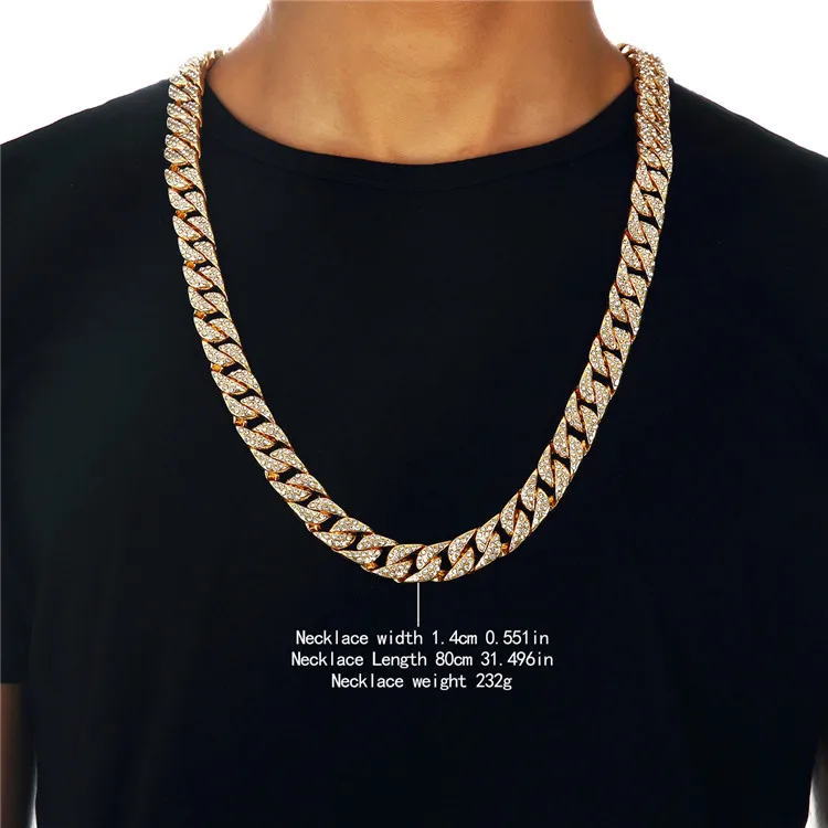 Cuban Link Chain For Sale >> Aliexpress.com : Buy Golden Full Rhinestone Electroplated Miami Cuban Necklaces Hip Hop Rock ... Cuban Link Chain For Sale >> Aliexpress.com : Buy Golden Full Rhinestone Electroplated Miami Cuban Necklaces Hip Hop Rock ...