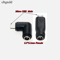 Cltgxdd 1 шт. 5,5*2,1 мм для Micro USB разъем Micro 5Pin DC Мощность переходник для зарядного устройства конвертер разъем для ноутбука /планшета/мобильного