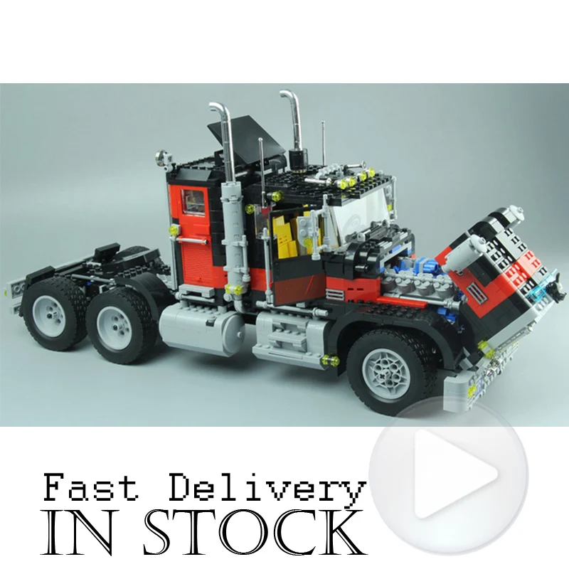 

Creative Series LEPIN 21015 1743Pcs The American Black Cat Truck Set 5571 Educational Building Blocks Bricks Children Toys Gift