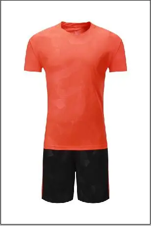 Футбольные наборы Франция Джерси чандаль Futbol мужская футбольная форма на заказ спортивная рубашка профессиональная команда тренировочный футбольный костюм - Цвет: Orange
