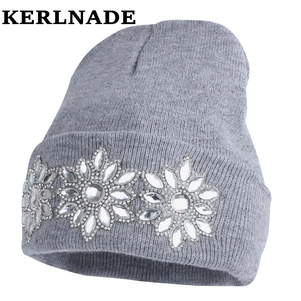 

winter hat for women girl 's hat knitted cotton beanies cap brand new thick female hats