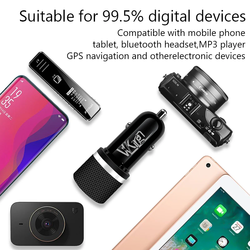 VVKing 39 W USB شاحن سيارة شاحن سريع PD 3.0 5 V/3A نوع C لسامسونج Xiaomi هواوي iPhon ipad USB 5V2. 4A ماكس سريع شحن