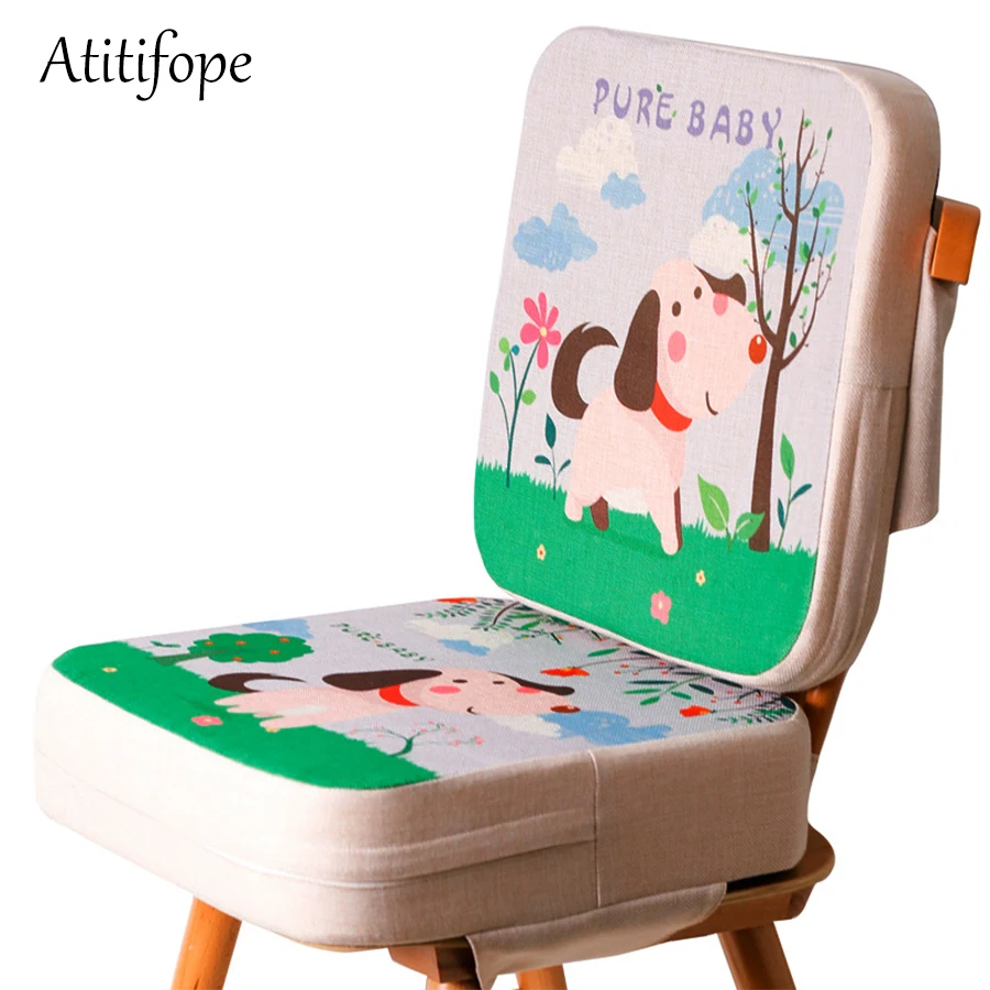 Chair Increasing Cushion Baby Toddler Kids Infant Portable Dismountable Adjustable Highchair Booster Washable Chair Seat Pads