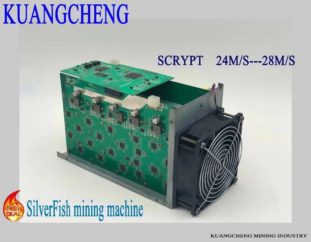 Быстрая SilverFish 25 м/с Litecoin Miner Scrypt 420 ватт лучше ASIC miner Zeus Antminer L3