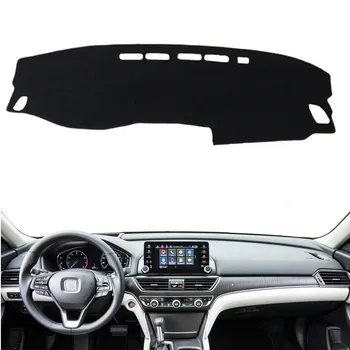 

For Honda Accord 10th 2018 2019 Car Dashboard Cover Dashmat Mat Pad Anti-UV Dash Sun Shade Instrument Protect Carpet Accessories